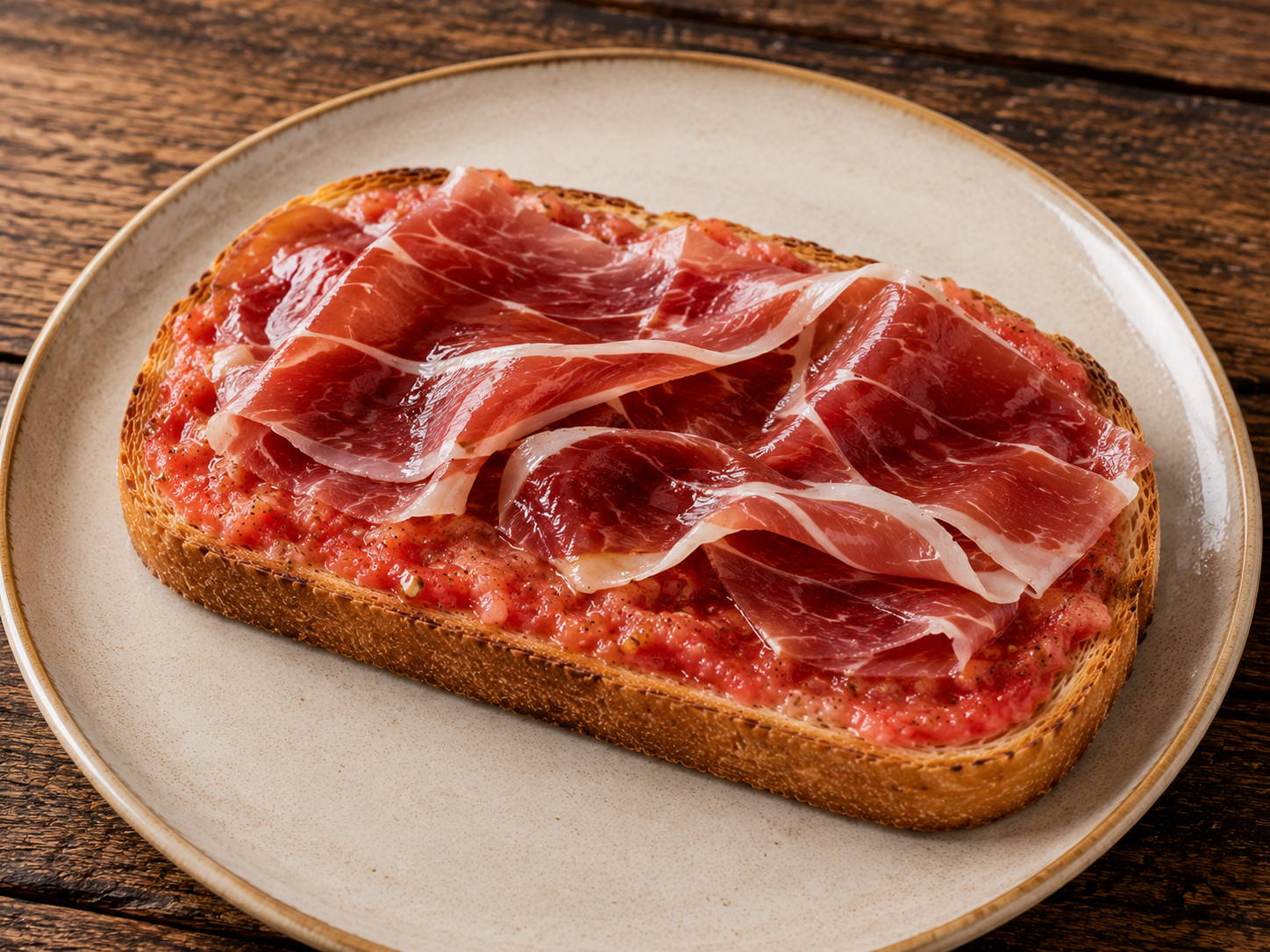 Jamón Serrano y Tomate