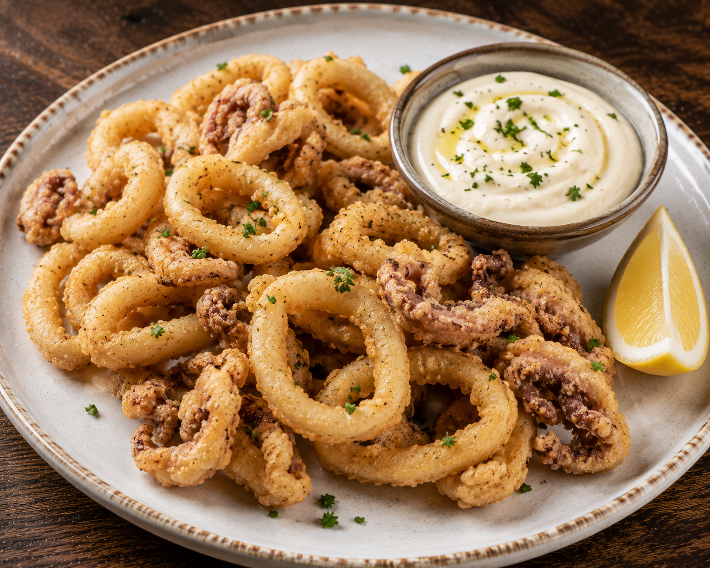 Calamares con Alioli