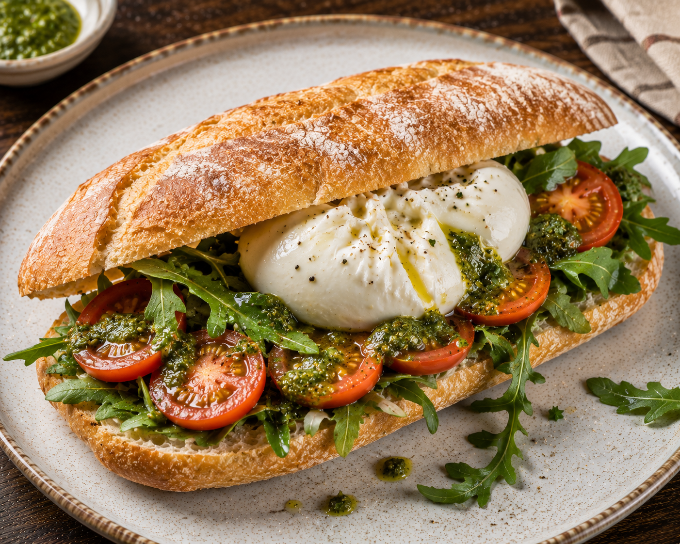 Vegetariano con Burrata