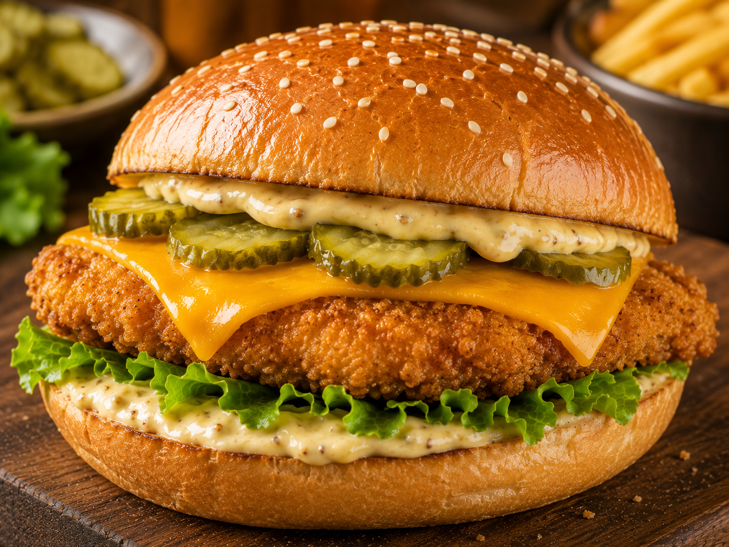 Burger de Pollo Pané